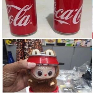 Coca-Cola Red Can with Adorable Character Holder